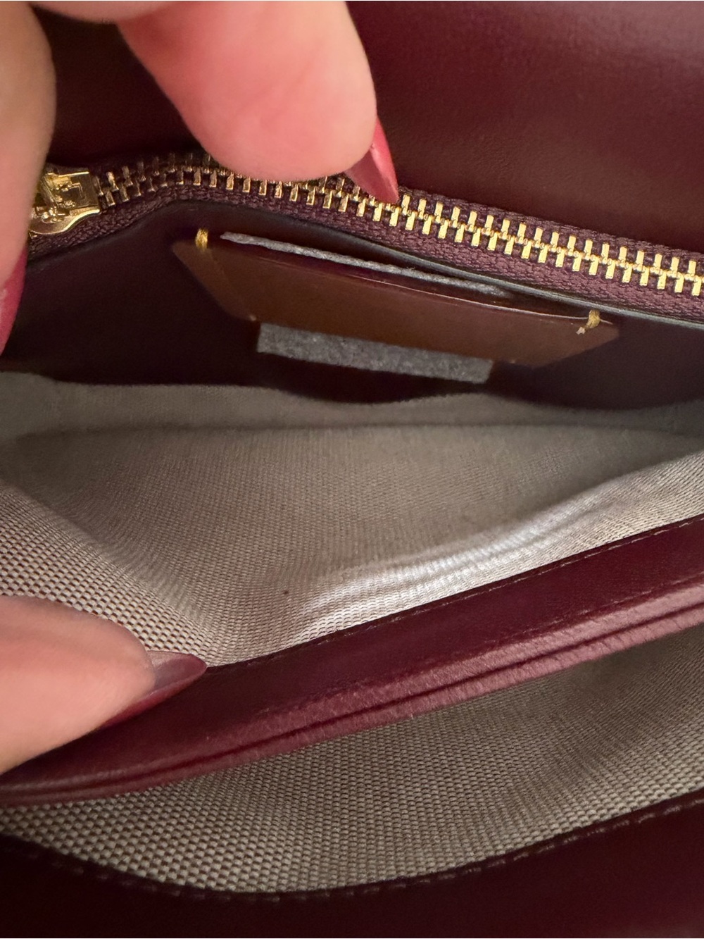 Coach Time Square Tabby in Merlot - Picture 11 of 15